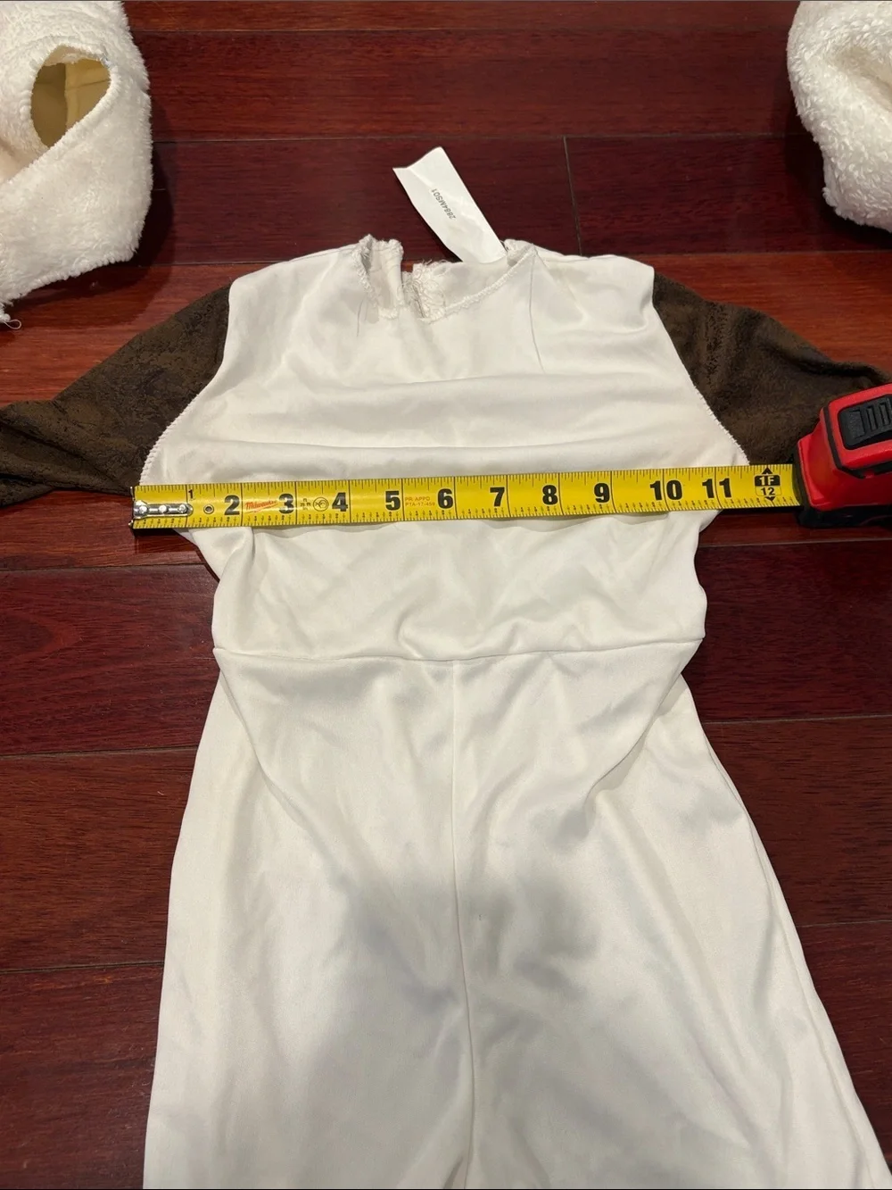 Disney Olaf Snowman Costume Toddler M 3T-4T 3 Piece Set White with Black Accents